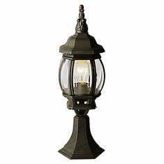 Trans Globe 4070 BC Francisco Traditional Black Copper Outdoor Post Lighting Fixture