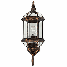 Trans Globe 4180 BC Wentworth Traditional Black Copper Outdoor Lighting Wall Sconce