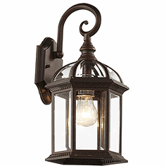 Trans Globe 4181-2 RT Wentworth Traditional Rust Exterior Wall Lamp