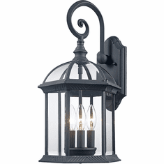 Trans Globe 44181 BK Wentworth Traditional Black Outdoor Wall Lighting