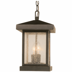 Trans Globe 45643-WB Santa Cruz Traditional Weathered Bronze Outdoor Ceiling Light Pendant