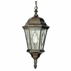 Trans Globe 4717 BRZ Villa Nueva Bronze Outdoor Pendant Lighting Fixture