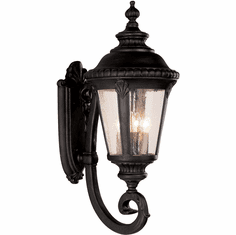Trans Globe 5042 BK Commons Traditional Black Outdoor Wall Sconce Lighting