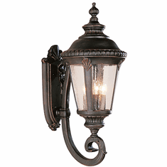 Trans Globe 5042 RT Commons Traditional Rust Exterior Wall Lamp