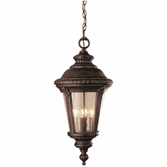Trans Globe 5049 RT Commons Traditional Rust Outdoor Drop Ceiling Lighting