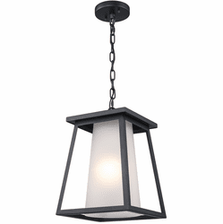 Trans Globe 51394 BK Contemporary Black Outdoor Pendant Hanging Light