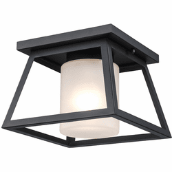 Trans Globe 51395 BK Contemporary Black Outdoor Overhead Lighting Fixture