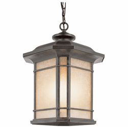 Trans Globe 5826-RT San Miguel Rust Exterior 11" Hanging Light Fixture