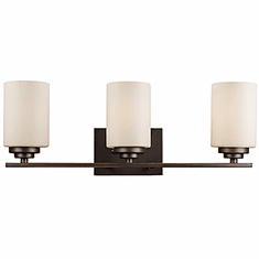 Trans Globe 70523 ROB Mod Pod Modern Rubbed Oil Bronze 3-Light Bathroom Lighting Sconce