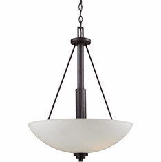 Trans Globe 70528 ROB Mod Pod Contemporary Rubbed Oil Bronze Drop Ceiling Light Fixture