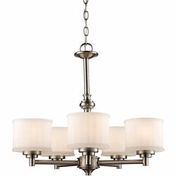 Trans Globe 70728 BN Cahill Brushed Nickel Chandelier Light