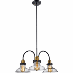 Trans Globe 70825-ROB Jackson Modern Rubbed Oil Bronze Mini Hanging Chandelier