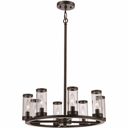 Trans Globe 71717-BK Modern Black Mini Chandelier Light