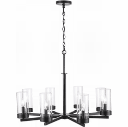 Trans Globe 71738 BK Meadowlark Black Hanging Chandelier