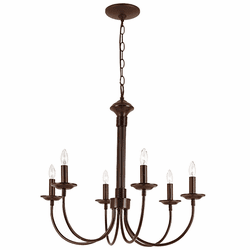 Trans Globe 9016 ROB Candle Rubbed Oil Bronze Mini Chandelier Light