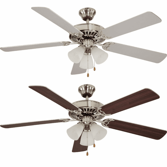 Trans Globe F-1005-BN Brushed Nickel Home Ceiling Fans