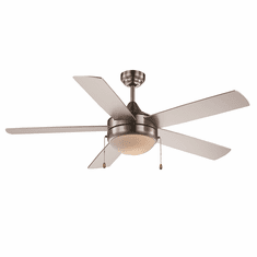 Trans Globe F-1020 BN Cappleman Brushed Nickel 52" Ceiling Fan