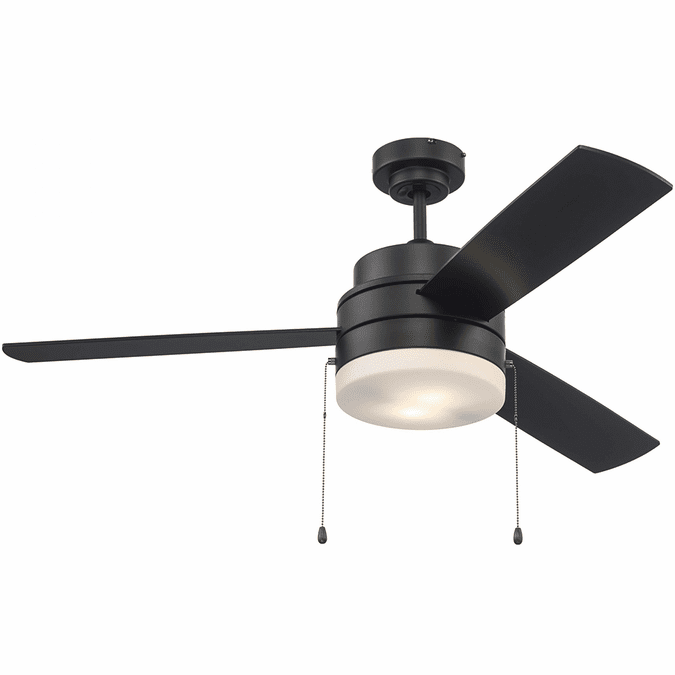 Trans Globe F-1025 BK Master Contemporary Black 52" Home Ceiling Fan