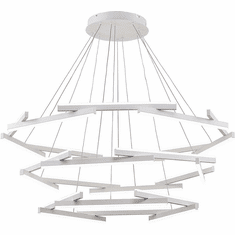 Trans Globe MDN-1567 WH Celestia Modern White LED Drop Lighting