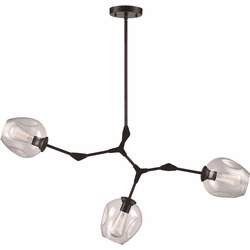 Trans Globe PND-2091-BK Contemporary Black Chandelier Lighting