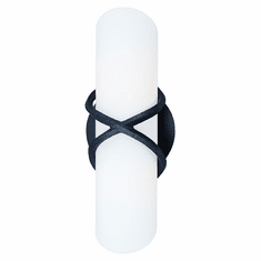 Troy B1401-GRA Roxbury Small 11 Inch Wide Transitional Graphite Bathroom Sconce - 2 Lamps