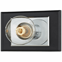 Troy B3541-PC/SBK Runyan Contemporary Polished Chrome / Soft Black Lighting Sconce