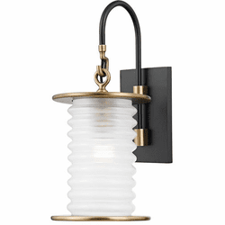 Troy B4451-PBR/TBK Danvers Modern Patina Brass / Texture Black Wall Lighting Fixture