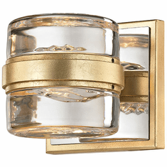 Troy B5681-GL Splash Contemporary Gold Leaf LED Wall Sconce