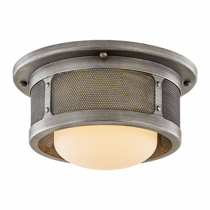Troy C7370-AP Bauer Antique Pewter 11.75" Ceiling Lighting Fixture