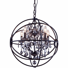 Urban Classic 1130D20DB-SS-RC Geneva Dark Bronze 20" Hanging Light Fixture