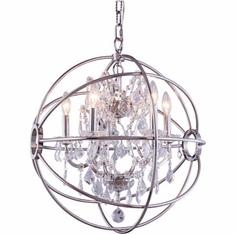 Urban Classic 1130D20PN-RC Geneva Polished Nickel 20" Drop Ceiling Lighting