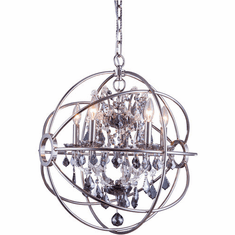 Urban Classic 1130D20PN-SS-RC Geneva Polished Nickel 20" Ceiling Light Pendant