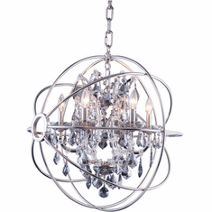 Urban Classic 1130D25PN-SS-RC Geneva Polished Nickel 25" Hanging Lamp