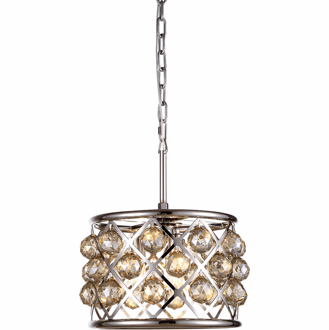Urban Classic 1214D12PN-GT-RC Madison Polished Nickel Pendant Light Fixture