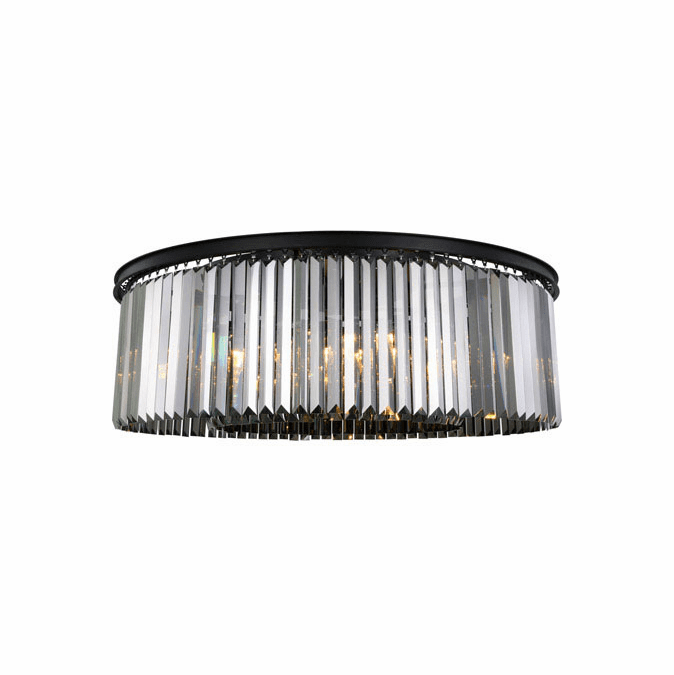 Urban Classic 1238F43MB-SS-RC Sydney Matte Black 43.5" Overhead Light Fixture
