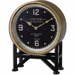 Uttermost 06094 Shyam Vintage Table Clocks