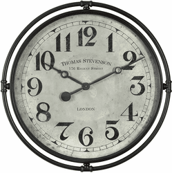 Uttermost 06449 Nakul Retro Industrial Wall Clock