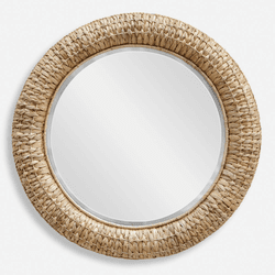 Uttermost 08179 Twisted Seagrass Modern Seagrass Wall Mirror