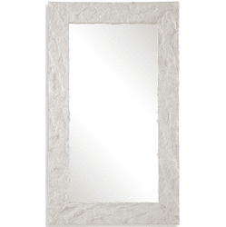 Uttermost 08187 Quarry Contemporary Lightly Antiqued Gold Leaf Wall Mirror
