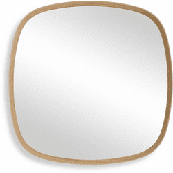 Uttermost 08243 Novell Contemporary Light Natural Wall Mounted Mirror