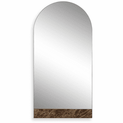 Uttermost 08247 Hanover Modern Dark Bronze Wall Mirror