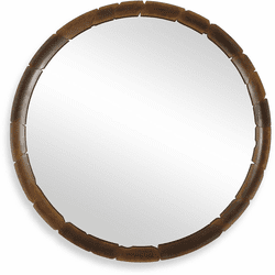 Uttermost 08259 Auger Contemporary Aged Rust Bronze Mirror