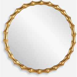Uttermost 09963 Nacala Contemporary Gold Wall Mirror