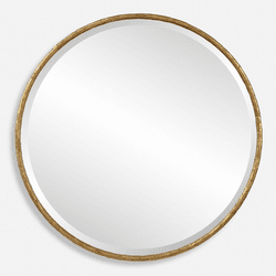 Uttermost 09989 Sutton Modern Antiqued Bronze Wall Mirror