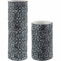 Uttermost 18098 Baltra Modern Bronze Patina Vases