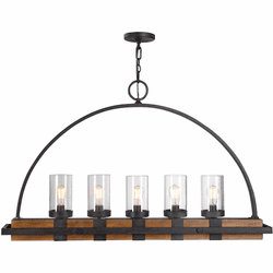 Uttermost 21328 Atwood, Modern Deep Weathered Bronze Island Lighting