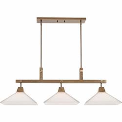 Uttermost 21346 Brookdale Modern Aged Brass Kitchen Island Light