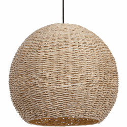 Uttermost 21536 Seagrass Antique Brass Pendant Lighting