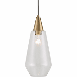 Uttermost 21559 Eichler Antique Brass Mini Hanging Light