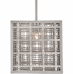 Uttermost 21569 Pendleton Contemporary Satin Nickel Hanging Light